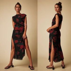 NWOT - Free People - Carmel Floral Midi Dress